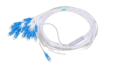NFO Fiber Optic PLC Splitter, 1:16, Steel Box, SM, G657A, 1,5m, SC UPC