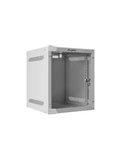 Lanberg 10" Wall-Mount 6U/280X310 Rack Cabinet (Flat Pack) With Glass Door Grey