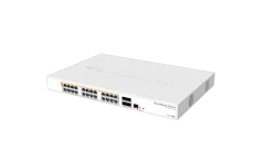 MikroTik 24-port Gbe PoE-out switch 4 SFP slots