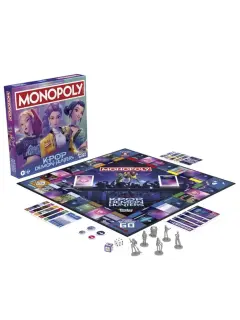 Društvena igra Monopoly K-Pop Demon Hunters 8+ igra je na engleskom jeziku