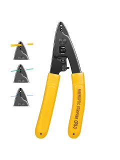 Comptyco Three Port fiber optic stripping pliers for Single Mode Fiber
