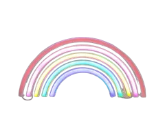 Lampa natpis iTotal LED Rainbow neon XL2764