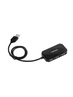 Lanberg Natec USB 2.0 Hub Locust 4-Port Black