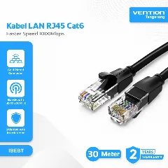 Vention Cat.6A UTP RJ45 Modular Plug 50 Pack