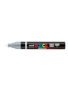 Marker Uni pc-5br brush Posca sivi