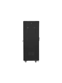 Lanberg 32U 600x600 Rack Cabinet 19" Free-Standing (FLAT PACK) With Glass Door Black