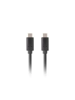 Lanberg USB-C M/M 3.1 GEN 2 CABLE 1M 10GB/S PD100W black