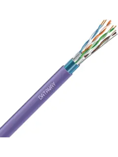 Dataway FTP cable, CAT6, LSZH, Dca, 100m, purple