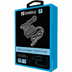 Sandberg USB-C AC Charger PD65W EU UK