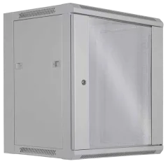 Intellinet 19" Wallmount Cabinet, 12U, 450 mm (17.7 in.) Depth, Gray