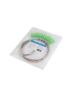 Lanberg set of 12 Pigtails SM SC/APC Semi Tight 9/125 G657A1 12X2M Multicolor