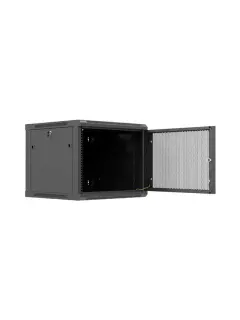 Lanberg 9U/600X600 Rack Cabinet 19" Wall-Mount (Flat Pack) With Perforated Door Black