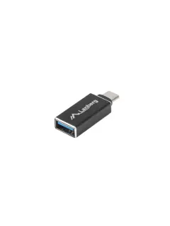 Lanberg USB-C (M) 3.1->USB-A (F) Adapter Black OTG
