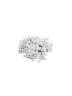 Lanberg Cable Clips 7MM 100pcs White