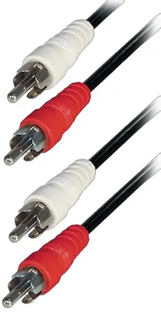 Transmedia RCA Stereo Kabel 10m