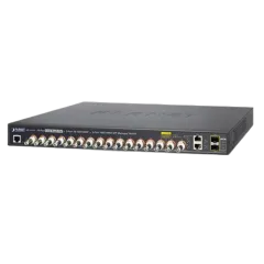 Planet 16-Port Coax 2 P Gigabit 2 SFP Slots PoE over Coaxial Managed Switch