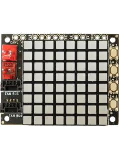 ML-R 8x8 bicolor display, CAN Bus, UART, 4 switches
