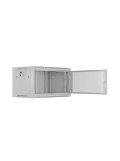 Lanberg 19" Wall-Mount 6U/600X450 Rack Cabinet With Perforated Door Grey (Flat Pack)