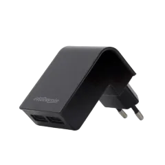 Gembird 2-port universal USB charger, 2.1 A, black