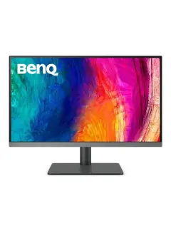 BENQ Monitor - 27”, UHD, 95% P3, 99% sRGB, HDR400, DualView, KVM, USB C (90 W, DP Alt mode, USB)