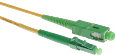 NFO Patch cord, LC APC-SC APC, Singlemode 9 125, G.657A2, Simplex, 2m