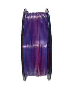 Silk PLA filament 1.75 mm, 1 kg, red/blue