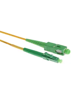 Masterlan 2m fiber optic patch cord, LCapc-SCapc, Singlemode 9/125, simplex