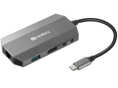 Sandberg USB-C 6-in1 Travel Dock