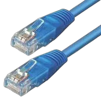 NaviaTec Cat5e UTP Patch Cable 0,25m blue