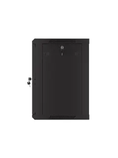 Lanberg 19" Wall-Mount 12U/600X450 Rack Cabinet With Perforated Door Black (FLAT PACK)