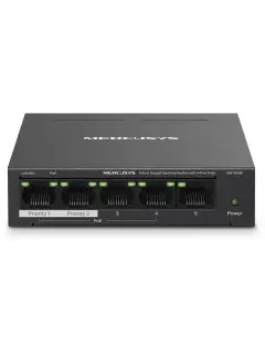 Mercusys 5-Port Unmanaged PoE Switch with 4 PoE+ ports (65 W PoE budget)