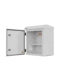 Lanberg Rack Cabinet 10" Wall/Pole-Mount IP55 Hermetic 320X220X400 Grey (Assembled)