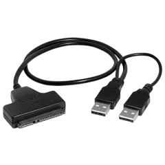 Transmedia SATA HDD adapter SATA 17-5 pin plug to USB 2.0