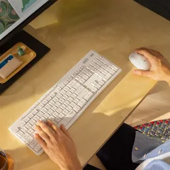 Logitech MK295 bežična tipkovnica i miš, bijela