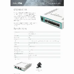 MikroTik Cloud Router Switch 1 Combo Port 5 x SFP cages