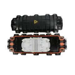 NFO Splice Closure 288F, 7 okruglih ulaza, 1 ovalni, 6 ladica, Visina 500 mm, montaža na stup i zid
