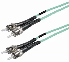 Transmedia Fibre optic MM OM4 Duplex Patch cable SC-SC 1m