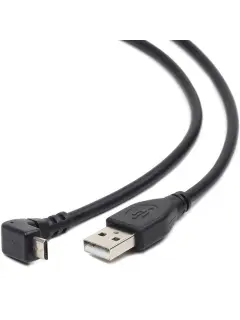 S-Impuls USB-A angle cable, Micro-B, 2.0, 90° top, 1m