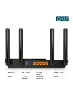 TP-Link AX3000 Dual-Band Gigabit Wi-Fi 6 Router Archer AX55 Pro with 2.5G Port