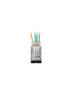 Lanberg RJ45 CAT.5E FTP PLUG 8P8C "PASS THROUGH" Type (100pc)