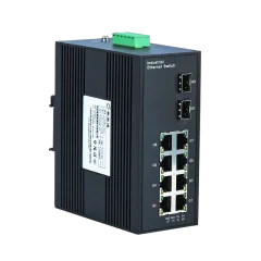 Planet Industrial Wall.mount 8-Port PoE 2 SFP Managed Switch