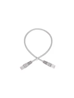 Extralink Cat5e UTP, 0,5m Gray, copper RJ45 patch cable