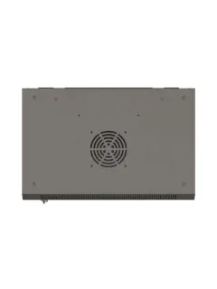 Lanberg Rack Cabinet 19" Wall-Mount 12U/540X350 (Flat Pack) With Glass Door Black