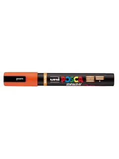 Marker Uni pc-5br brush Posca narančasti