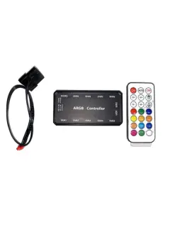 NaviaTec RGB Computer PC Case Fan Controller with Remote Control