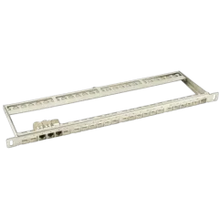 NaviaTec 24 Port Blank Patch Panel, 1U