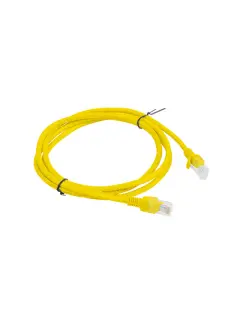 Lanberg CAT.6 UTP 1.5M Yellow Patchcord Fluke Passed