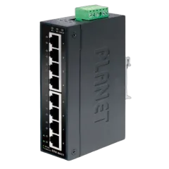 Planet Industrial 8-Port (8x 100Mbps RJ45) Switch, (-40~75C) unmanaged