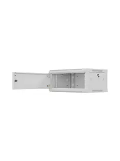 Lanberg Rack Cabinet 19" Wall-Mount 4U/600X450 (Flat Pack) With Metal Door Grey
