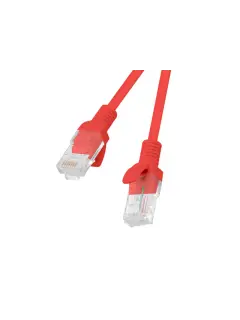 Lanberg 0.5M Patchcord CAT.6 UTP Red Fluke Passed